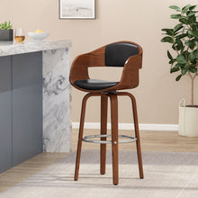 Mixon Mid-Century Modern 30" Barstool in Walnut