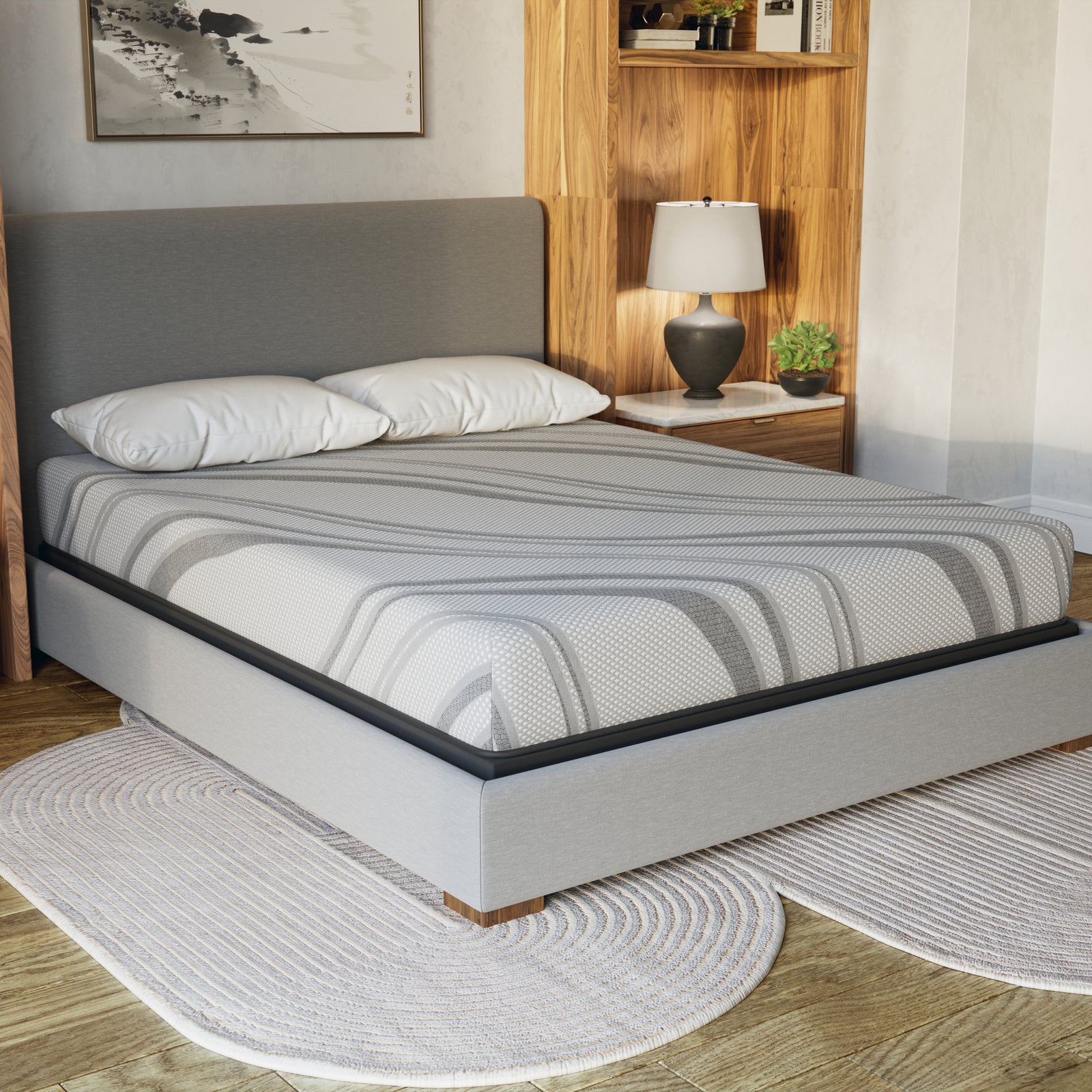 Diamond Pro Gel Memory Foam ultra cooling, responsive 8' Firm Feel (King), Greenguard Gold Certified, Made in the USA, White Label Ready