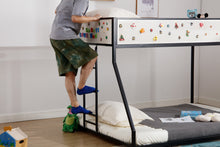 Arthur Twin over Full Metal Bunk Bed, Black