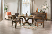 Julia Mid-Century Modern Side Chairs Set of 2 Walnut & Chocolate