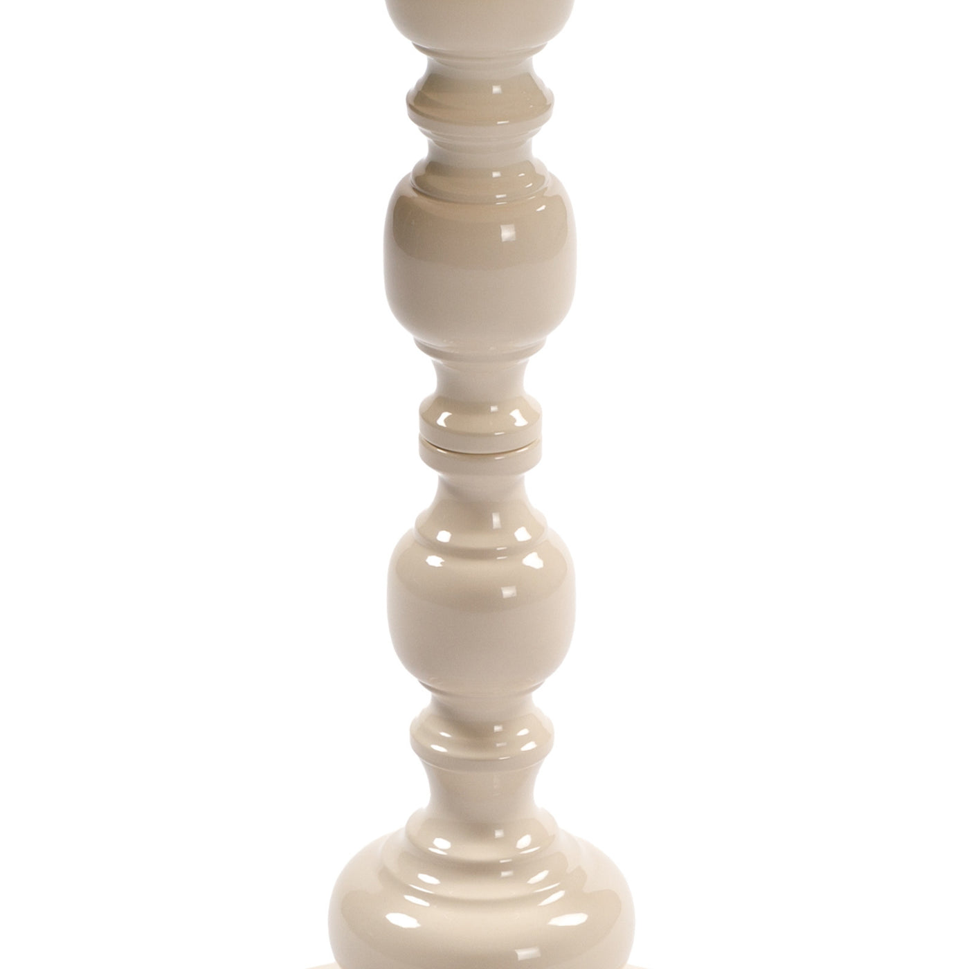 Vesper Vintage Metal Accent Table – White