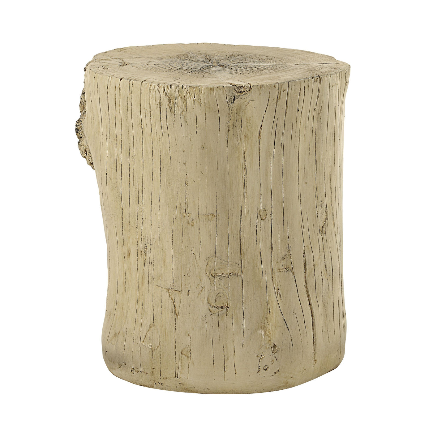 Gene Natural Brown Finish Fiber Concrete Accent Table