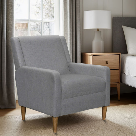 Arnold Modern Minimalist Upholstered Accent chair, Gray