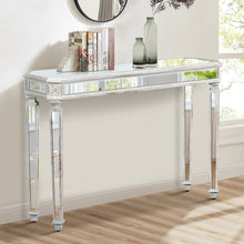 Avelina Contemporary Mirrored Console Table