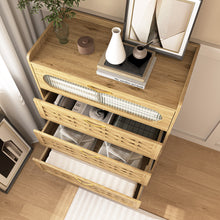 Josephine 4-Drawer Chest in Natural Finish