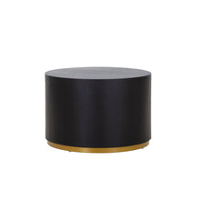 Justone Modern 3-Piece Accent Table Set - Black & Gold
