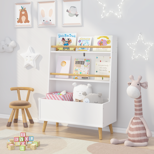 Kids Bookshelf, Book and Magazine  Rack, Book Organizer