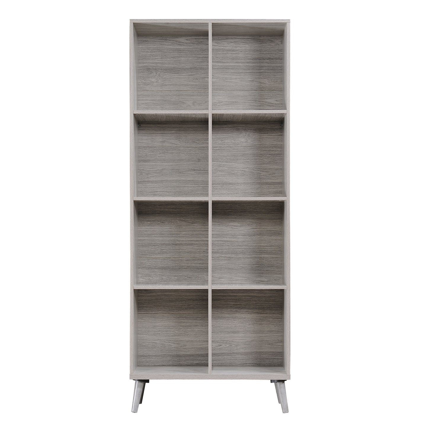 Rory Modern Weathered Gray Bookcase