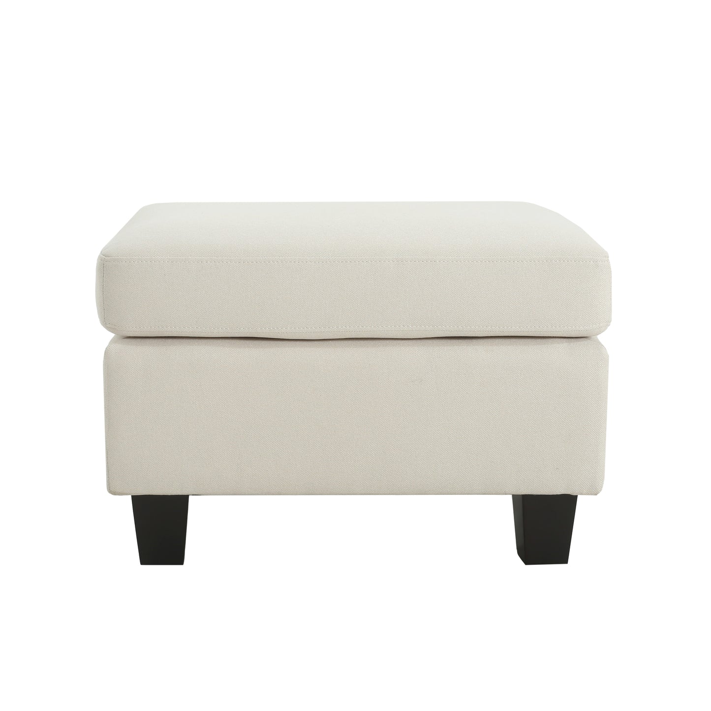 Springfield Upholstered Ottoman, Beige