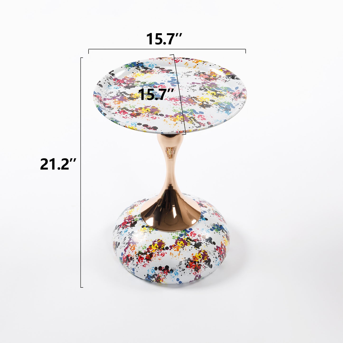 Ashlynn Modern Mermaid Tail Accent Side Table