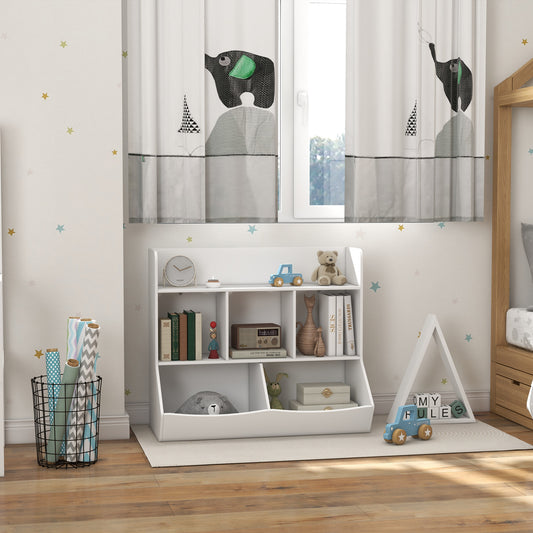 TidyTrove Kids Toy Storage Shelf – White
