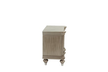 Ava Antique Silver / Champagne Finish Nightstand