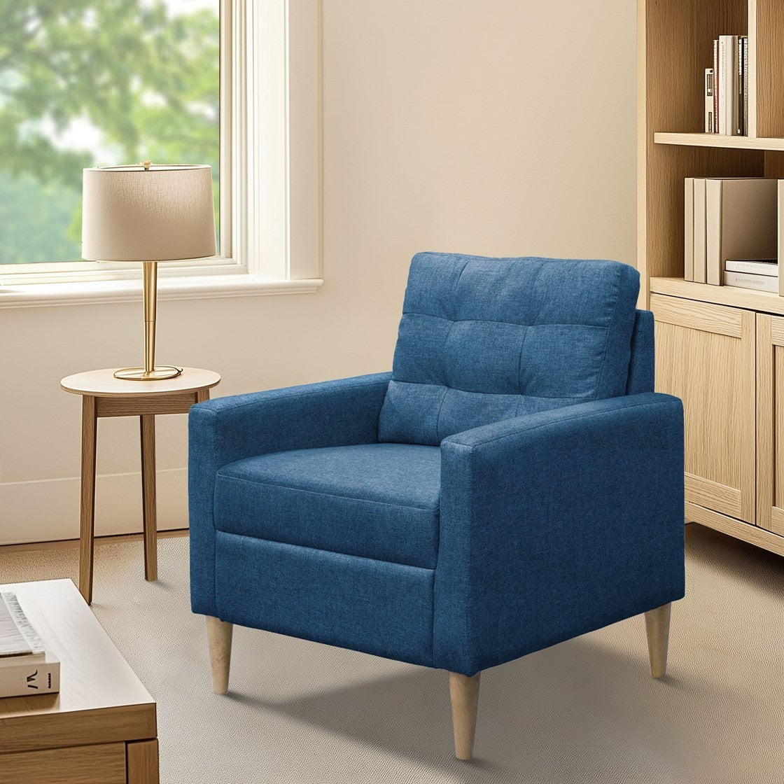 Jasper Modern Club Chair, Blue