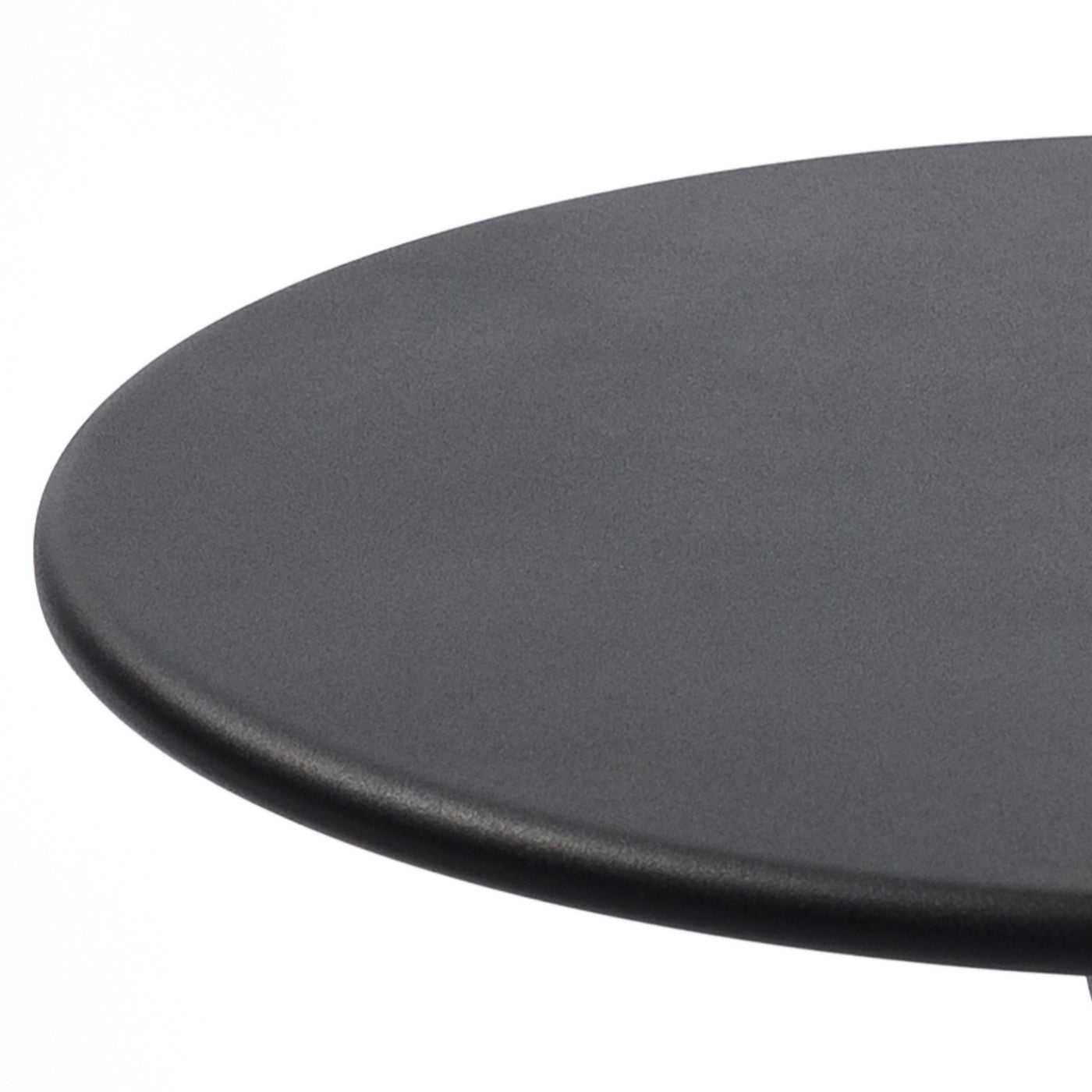 Vesper Vintage Metal Accent Table – Black