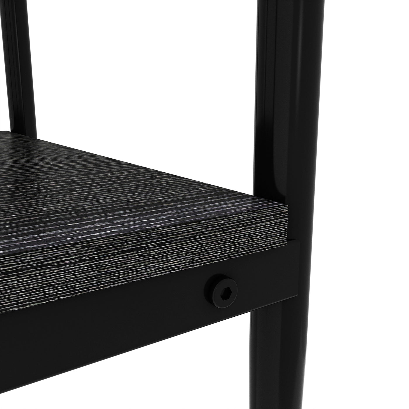 Langston Modern Side Tables with Glass Top (Set of 2)