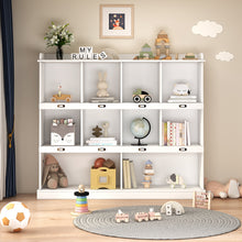 Anderson Wooden 10-shelf Bookcase, White