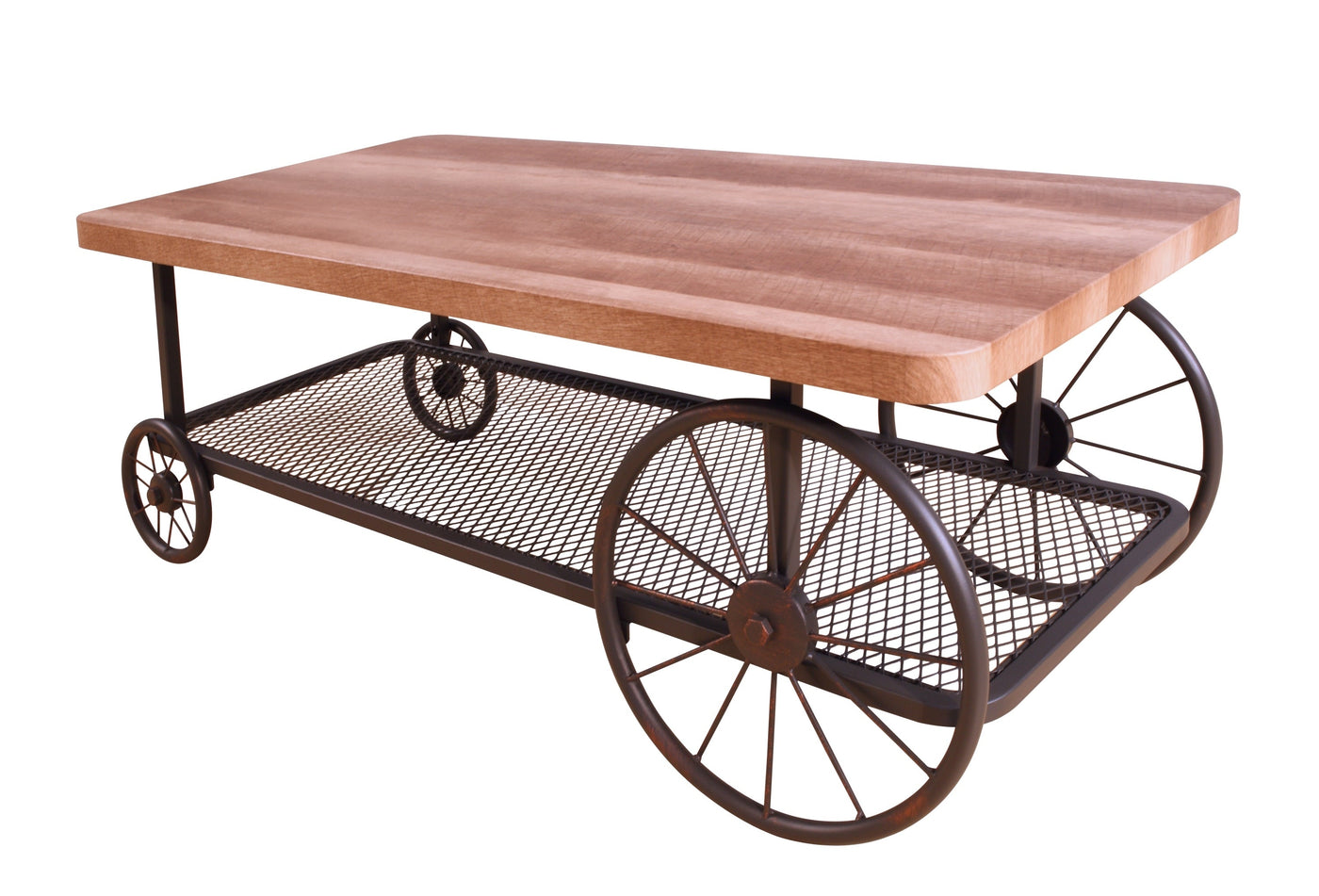 Francie Oak & Antique Gray Finish Coffee Table