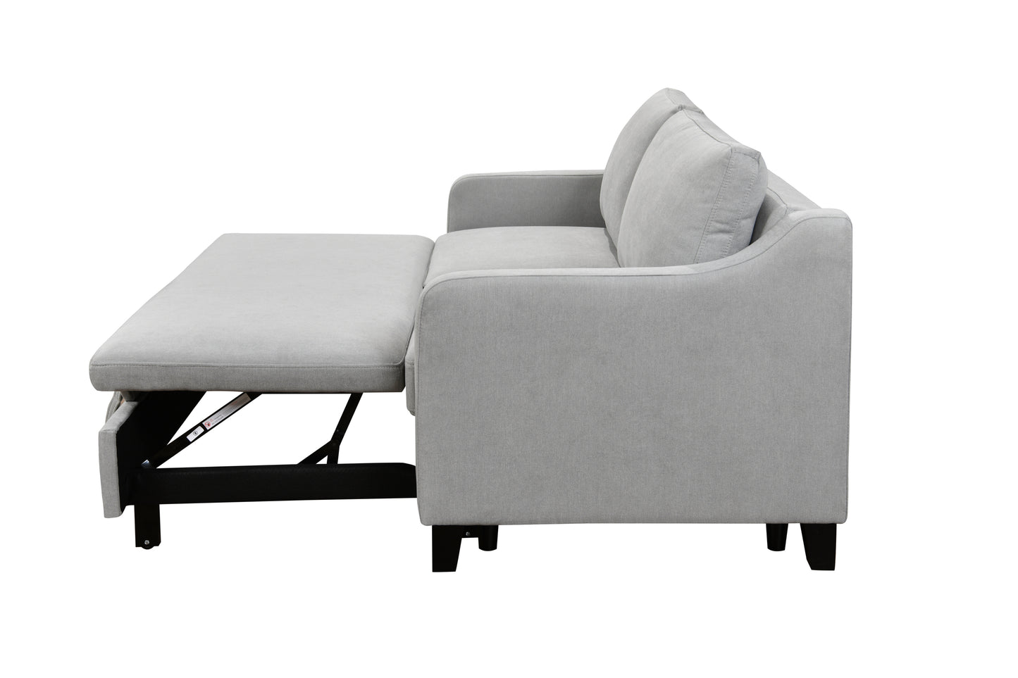 Stella 69" Modern Queen Sleeper Sofa - Light Gray Linen