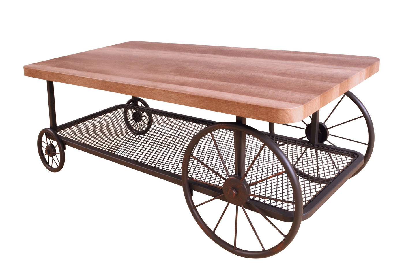 Francie Oak & Antique Gray Finish Coffee Table