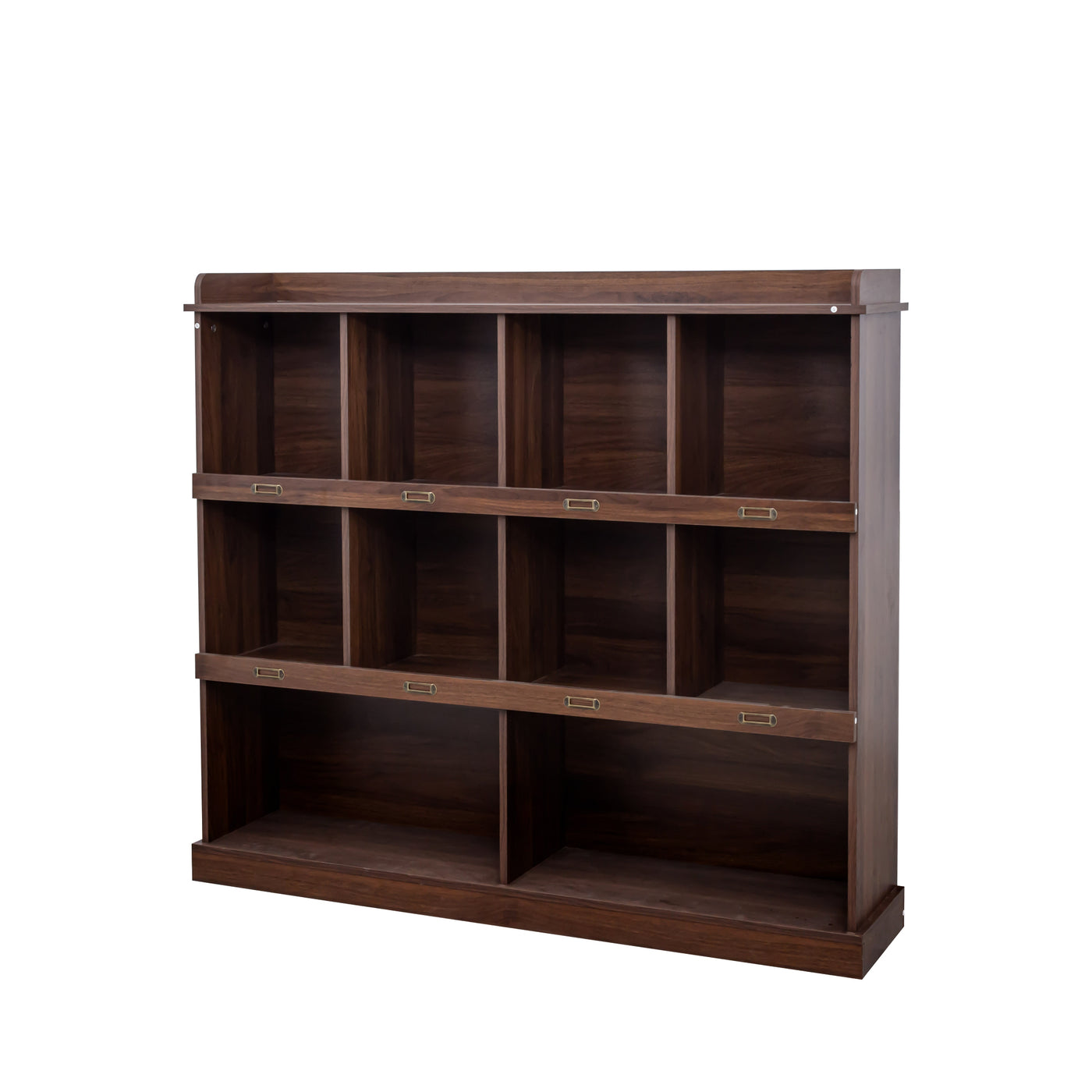 Anderson Wooden 10-shelf Bookcase,Walnut