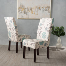 Faron Modern Upholstered Side Chairs (Set of 2) White