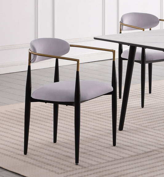 Jackson Modern Dining Arm Chair (Set of 2) Gray
