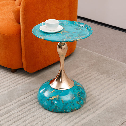 Ashlynn Modern Mermaid Tail Accent Side Table