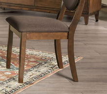 Julia Mid-Century Modern Side Chairs (Set of 2) Walnut & Chocolate