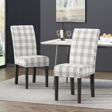 Faron Modern Upholstered Side Chairs (Set of 2) Gray