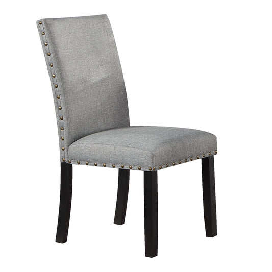 Beatty Modern Gray Dining Side Chairs (Set of 2)