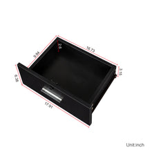 Melody Modern Multi-Layer Vanity, Black