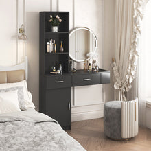 Melody Modern Multi-Layer Vanity, Black