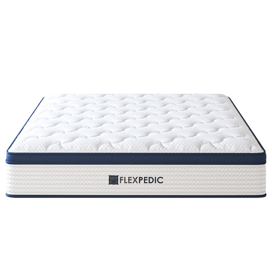 10' Queen Mattress, Memory Foam Hybrid Mattress with Space Cotton for Tight Sleep, Medium-Firm Cooling Mattress with Stronger Support, Motion Isolation & Pressure Relief