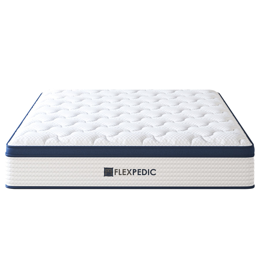 10' Queen Mattress, Memory Foam Hybrid Mattress with Space Cotton for Tight Sleep, Medium-Firm Cooling Mattress with Stronger Support, Motion Isolation & Pressure Relief