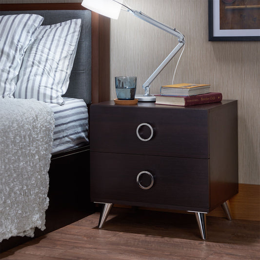 ACME Elms Night Table in Espresso 97336