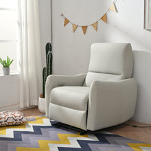 Marks PU Leather Power Recliner , Gray