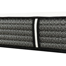 Premium 12 in. King Size Pocket Coil Hybrid Mattress, Plush Gel Memory Foam Mattress, White/Gray