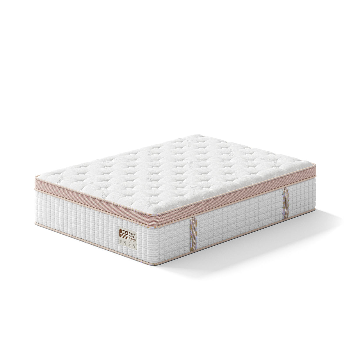 14 Inch Firm Hybrid Mattress – Full Size – Gel Memory Foam & Pocket Springs – Pressure Relief, Motion Isolation, Ergonomic Modern Bed