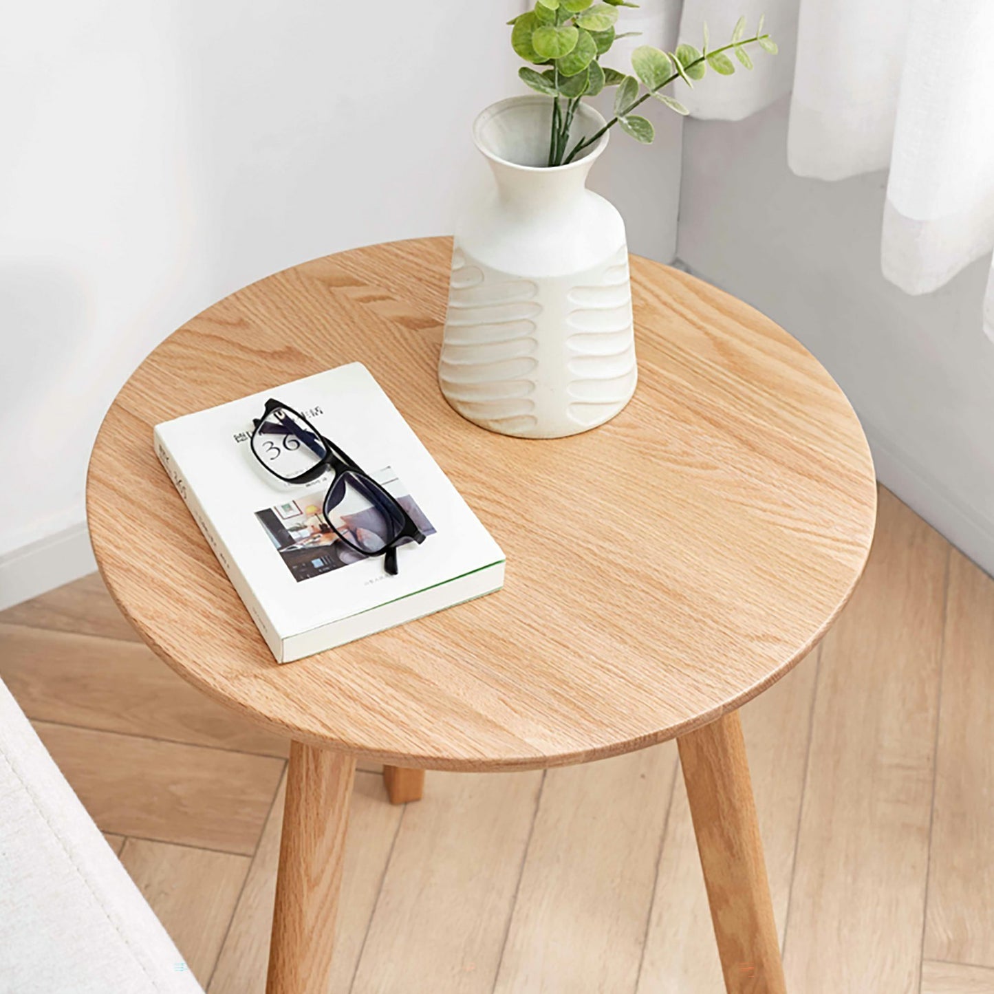 Yeswood Solid Wood End Table