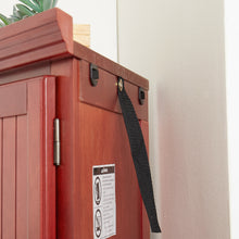 Carleton 72" 4-Tier Corner Cabinet, Cherry