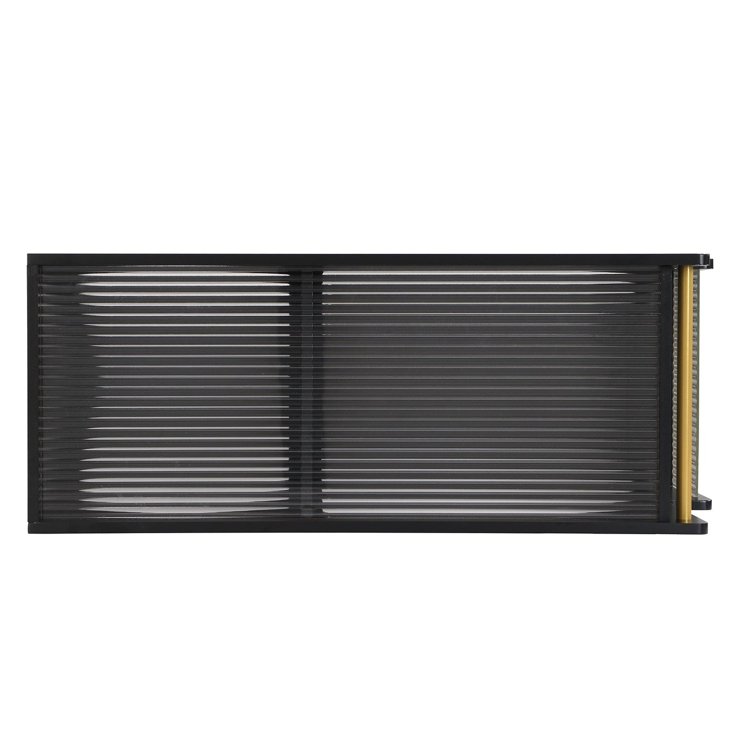 Alondra Contemporary Mobile Side Table, Black