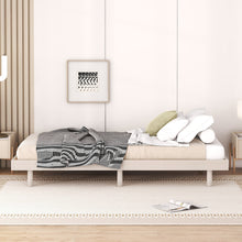 Laken Modern Design Twin Size Floating Platform Bed Frame