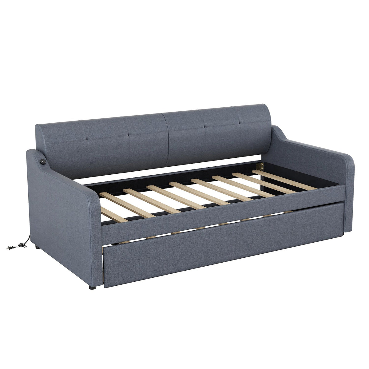 Manda Twin Daybed & Pop-up Trundle Set - Beige