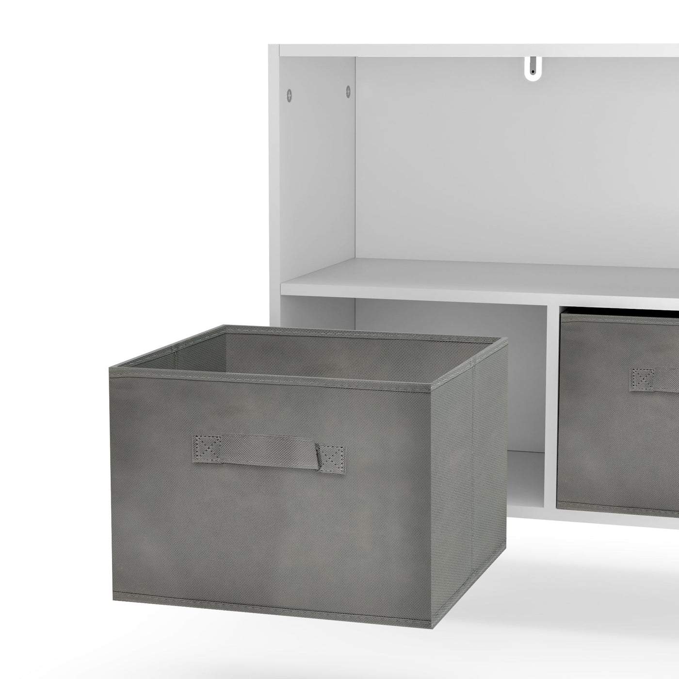Moonriver Youth Bookcase with Collapsible Fabric Drawers