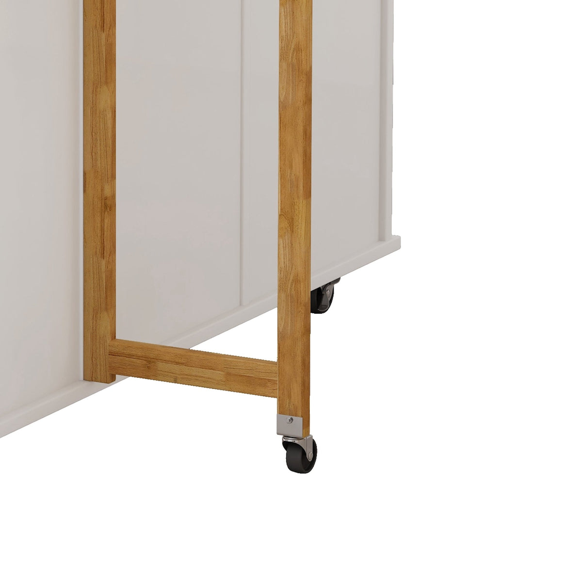 SpriBung Kitchen Island Cart - White