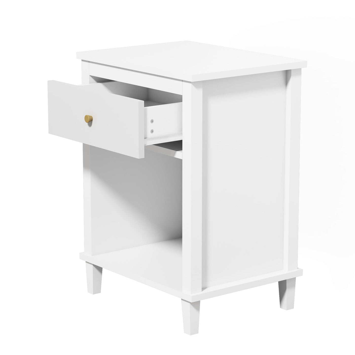 Moonriver Wooden Youth Nightstand - White