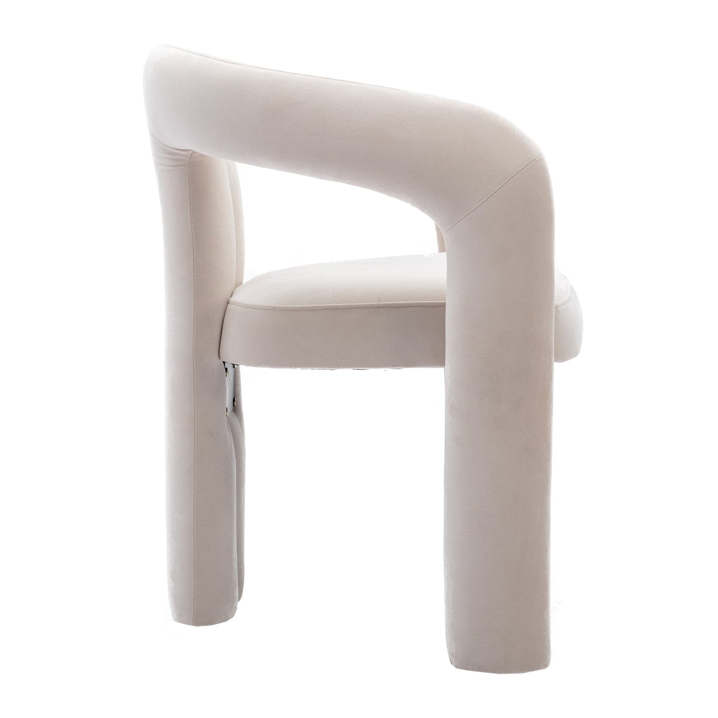 Coolmore Modern Velvet Dining Chair Set of 2 - Beige