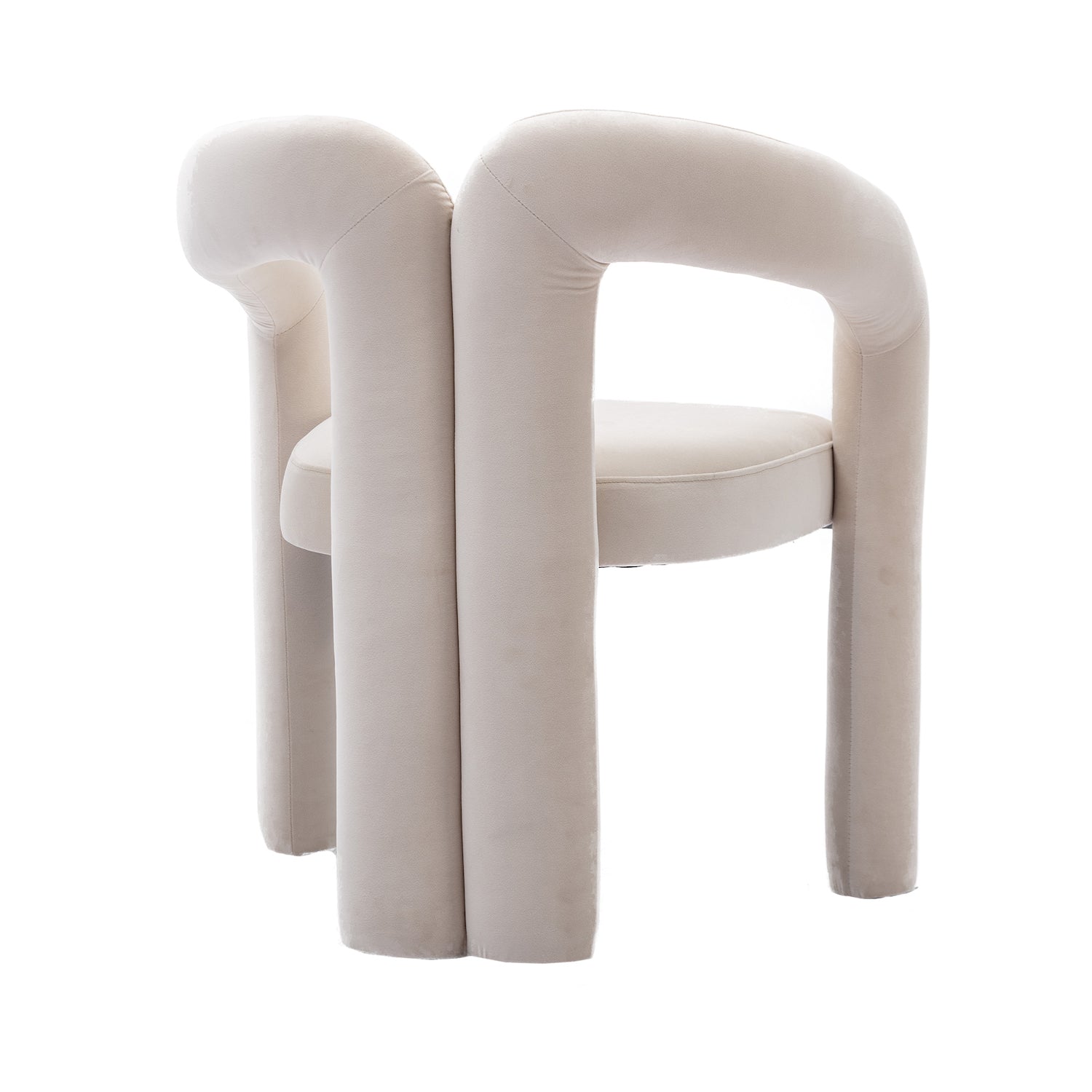 Coolmore Modern Velvet Dining Chair Set of 2 - Beige