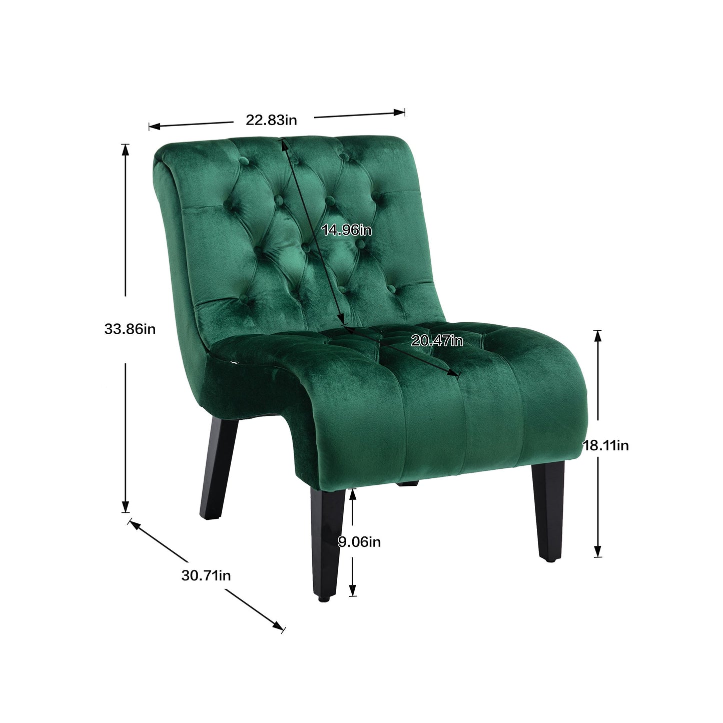 COOLMORE Accent Living Room Chair / Leisure Chair