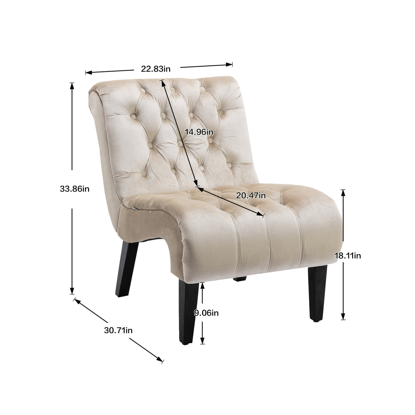 COOLMORE Accent Living Room Chair / Leisure Chair